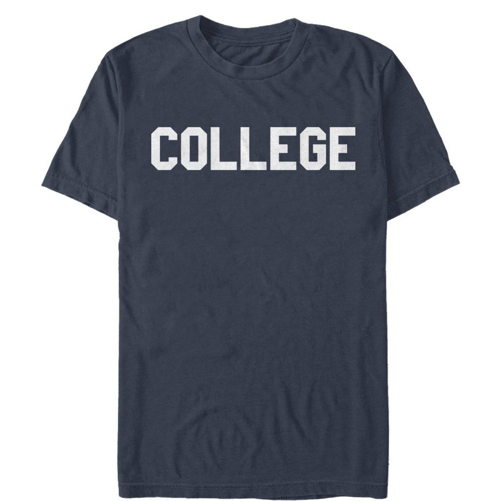 BOGO SALE! Navy Blue COLLEGE Short-Sleeve T-Shirt, Youth Sz L
